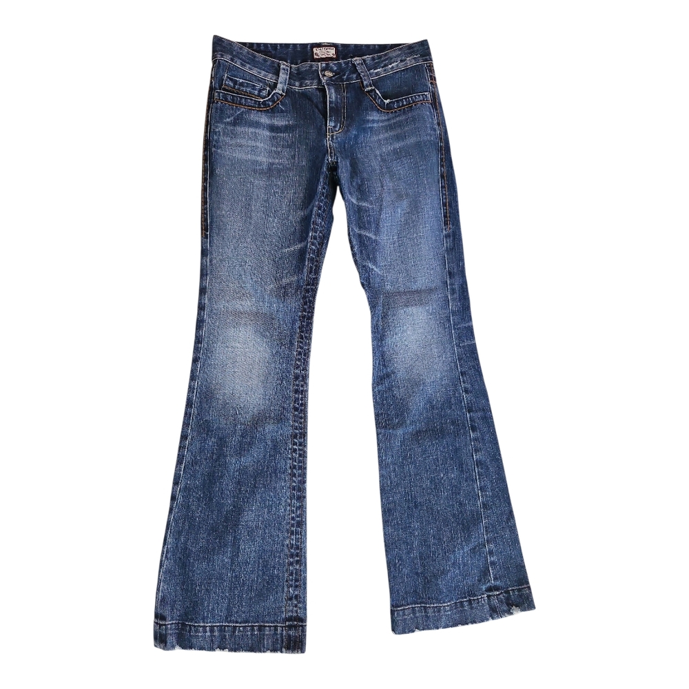 Women’s Blue Flare Jeans - Classic Wide Leg